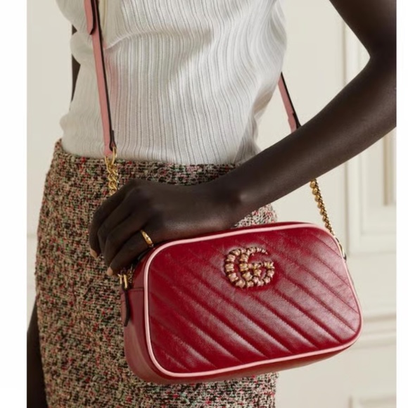 Gucci GG Marmont Red/Pink - Picture 2 of 6